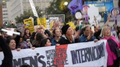 kadin haklari -  - ABD’de Yüzlerce Kadın, Hakları İçin Yürüdü  Videosu