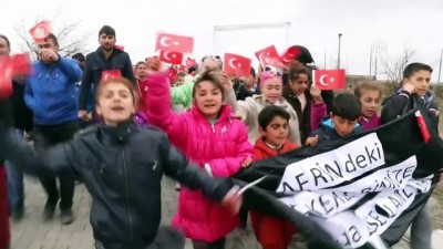 karakol komutani - Afrin'deki Mehmetçik'e öğrencilerden destek - IĞDIR Videosu