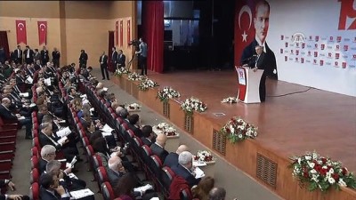 saygi durusu - CHP'nin 19. Olağanüstü Kurultayı - Hakkı Süha Okay - ANKARA  Videosu