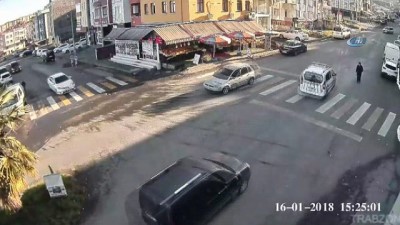 yaya gecidi -  Dikkatsiz sürücüler MOBESE kameralarına böyle yansıdı  Videosu
