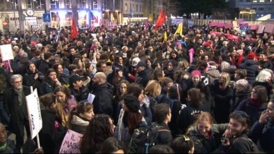 protesto -  İtalya 8 Mart Kadınlar Günü'nü grev ve gösterilerle kutladı  Videosu