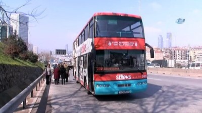 halk otobusu -  Kazayı izlerken kaza yaptılar  Videosu