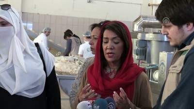 kadinlar gunu - Pakistan heyeti, Suriyelilere destek için Kilis'te Videosu