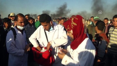 saglikci - Gönüllü sağlıkçı Rezzan, Filistinli yaralılara şifa dağıtıyor - GAZZE Videosu