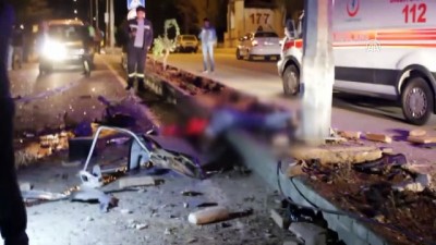 Otomobil devrildi: 1 ölü 3 yaralı - DENİZLİ 