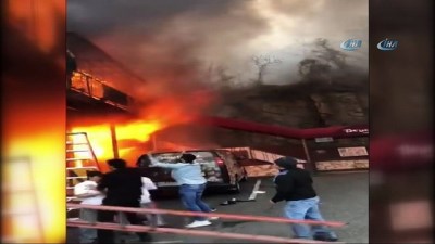 gecmis olsun -  - ABD'de Türk Restoranında Yangın  Videosu