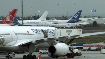 ucak trafigi -  Atatürk Havalimanı'nda leylek alarmı  Videosu