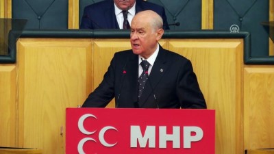 grup toplantisi - Bahçeli: “Bugün insanlığın gözü önünde Doğu Guta ve çevresinde tam bir katliam yaşanmaktadır” - TBMM  Videosu