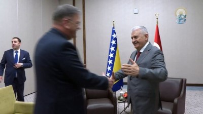  Başbakan Yıldırım, Bosna Hersek Devlet Başkanlığı Konsey Üyesi İvaniç ile görüştü