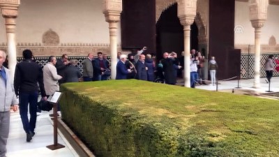 ispanya - Muhtarlar El Hamra Sarayını gezdi - GRANADA Videosu