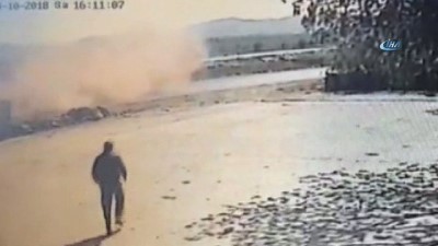 sparta - Sanatçı Esat Kabaklı’nın geçirdiği kaza anı kameralarda  Videosu