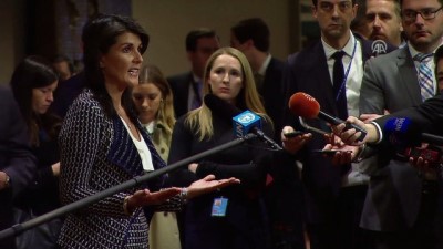 kimya - ABD'nin BM Daimi Temsilcisi Haley'den 'kimyasal kanıt' açıklaması - NEW YORK Videosu