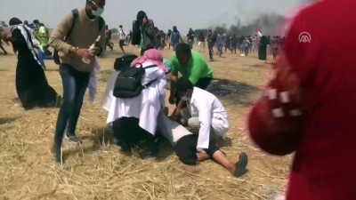 Gazze sınırındaki gösteriler (3) - HAN YUNUS