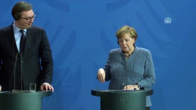 basin aciklamasi - Merkel - Vucic ortak basın toplantısı - BERLİN  Videosu