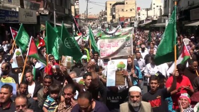 Ürdün'de Filistinlilere destek gösterisi - AMMAN