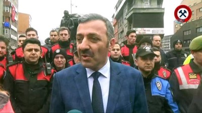  Zonguldak Kömürspor’dan Polise anlamlı klip