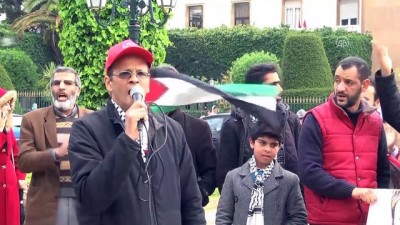 parlamento - Fas'ta Filistin'e destek gösterisi - RABAT  Videosu