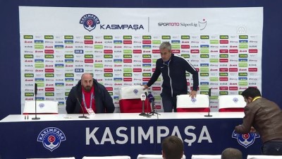 Kasımpaşa - Kardemir Karabükspor maçının ardından - İSTANBUL
