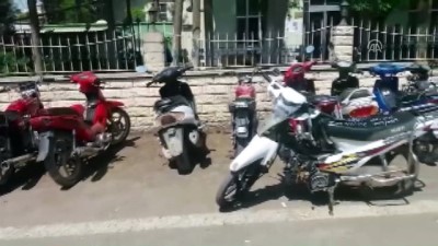 Şanlıurfa'da motosiklet hırsızlarına operasyon