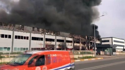 Hendek'de fabrika yangını - SAKARYA