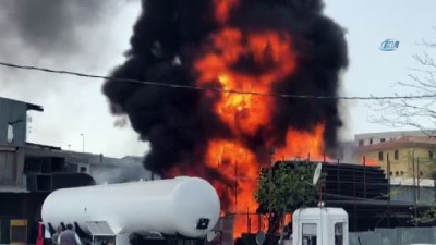 gokyuzu -  Sancaktepe'de plastik boru fabrikasında yangın çıktı  Videosu