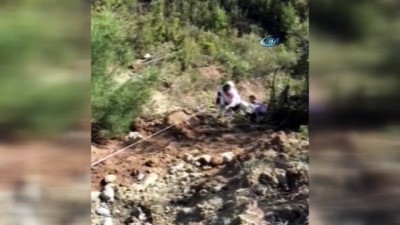 ekince -  Uçurumdan kurtarılan sürücü hastanede hayatını kaybetti  Videosu