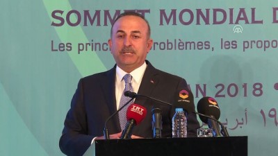 Bakan Çavuşoğlu: 'Biz mezhep ayrımcılığına karşıyız ve bunu çok tehlikeli görüyoruz' - İSTANBUL
