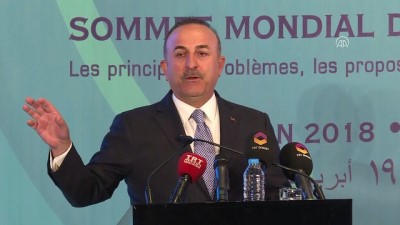 Bakan Çavuşoğlu: 'Türkiye olarak haksızlıklara karşı herkes sussa biz susmayız' - İSTANBUL