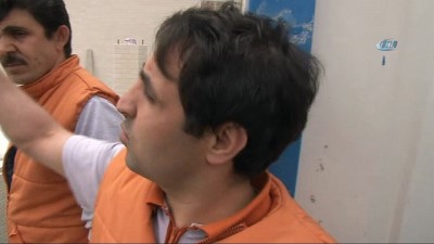 cami insaati -  Cami inşaatında kullanılan vinç konteynerin üzerine devrildi: 1 yaralı  Videosu