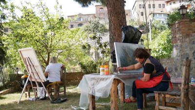 ressam - Kazdağları'nda 'Uluslararası Sanat Çalıştayı' - BALIKESİR Videosu