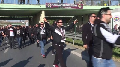 Beşiktaş taraftarı Ülker Stadı'na geldi - İSTANBUL