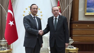 Cumhurbaşkanı Erdoğan, Kazakistan Dışişleri Bakanı Abdrahmanov'ı kabul etti - ANKARA