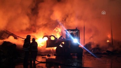 Kocaeli'de atık tesisinde yangın - KOCAELİ 