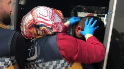 dur ihtari -  Polisten kaçan sürücü araçla takla attı Videosu