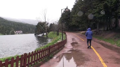 hafta sonu - Bolu'da kar yağışı  Videosu