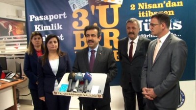 agri merkez -  Pasaport ve ehliyette yeni dönem... Vali Güzeloğlu: “Birden fazla işleme ve vatandaşı yoracak sürece ihtiyaç duyulmayacak”  Videosu