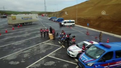 supheli arac - Asayiş uygulaması - Drone görüntüleri - İSTANBUL Videosu