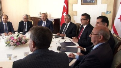  - Dışişleri Bakanı Çavuşoğlu’nun, KKTC Parti Başkanları İle Görüşmesi Başladı