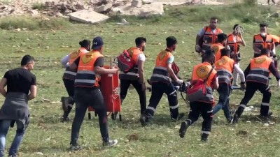 goz yasartici gaz - İsrail askerlerinden Batı Şeria'daki gösterilere sert müdahale - RAMALLAH Videosu