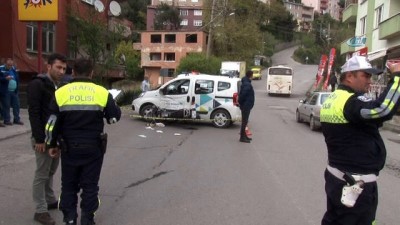  Zonguldak’ta trafik kazası: 1 yaralı