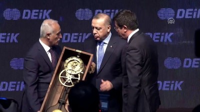 Cumhurbaşkanı Erdoğan, DEİK genel kuruluna katıldı - İSTANBUL 