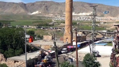 kirikli -  Hasankeyf’te El Rızk Camii minaresi sökülerek taşınacak  Videosu