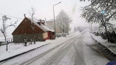 kar kalinligi -  Ordu'da yaylalar beyaza büründü  Videosu
