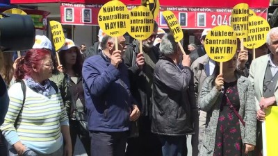 nukleer karsiti - Çernobil felaketinin 32. yılı - Nükleer karşıtı eylem - İSTANBUL  Videosu
