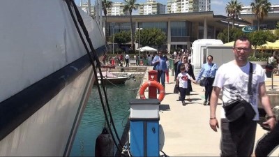 yakin plan -  Sahil Güvenlik botu, çocukların ilgi odağı oldu  Videosu