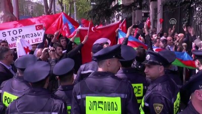 teror orgutu - ASALA'nın öldürdüğü Türk diplomatlar Gürcistan'da anıldı - TİFLİS Videosu