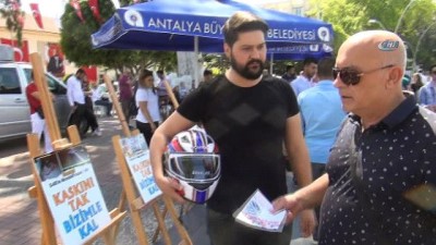 karne hediyesi -  Motosikletçilerden 'kask' konvoyu  Videosu