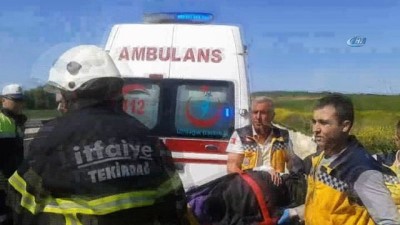 direksiyon -  Otomobil şarampole devrildi: 3 yaralı  Videosu