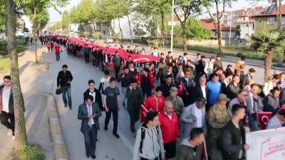 '57. Alay Vefa Yürüyüşü' düzenlendi - SAKARYA 