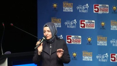 AK Parti Fatih Gençlik Kolları 5. Olağan Kongresi - Bakan Kaya (2) - İSTANBUL
